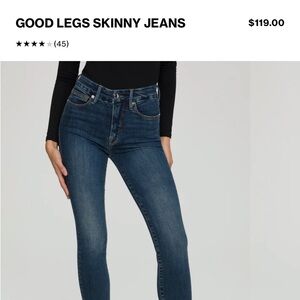 Two pair of Good American Jeans for $65